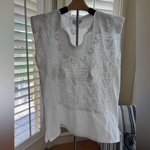 Mi Golondrina White Blouse